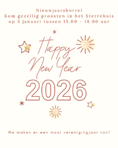 Nieuwjaarsborrel @ Het Sterrehuis